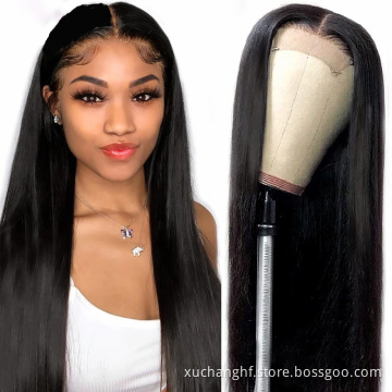 Factory Wholesale New 13x6 HD Lace Front Wig, Super Thin Transparent Swiss Lace Wig,100% Virgin Human Hair Invisible HD Lace Wig